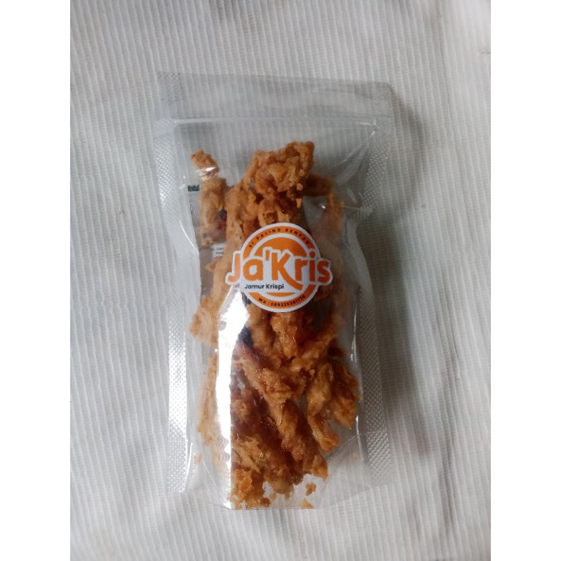 

Jamur Krispi (Ja'Kris) Cemilan Gurih dan Renyah Netto 40 gr