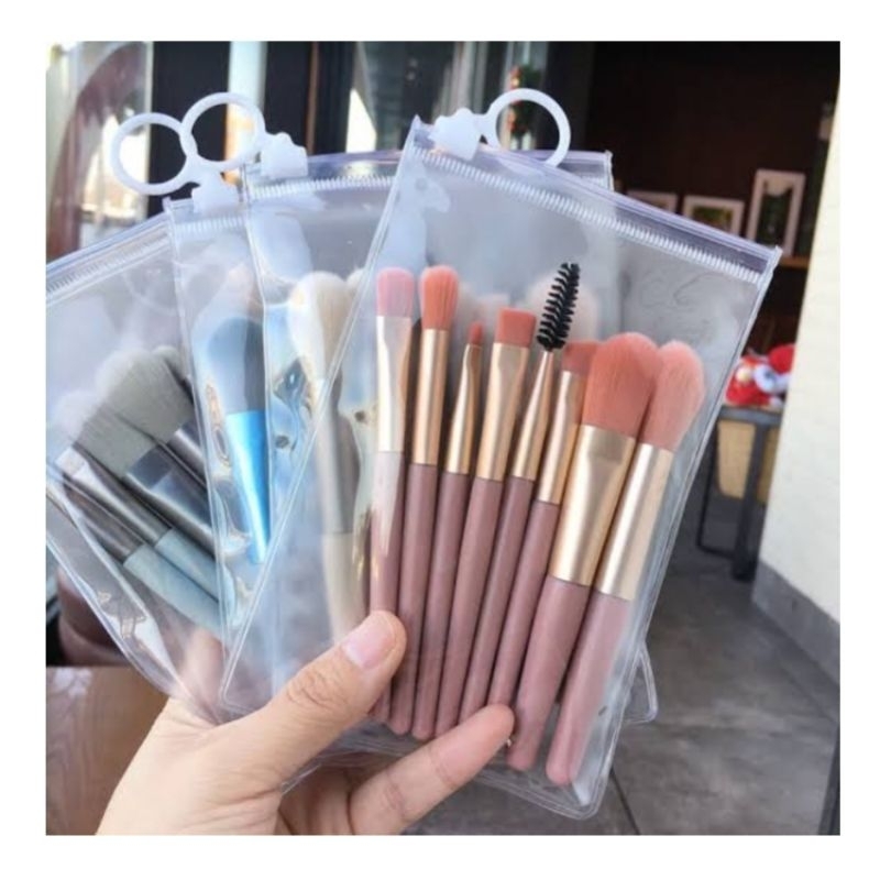 G (G9) BRUSH MAKE UP TREVEL / FREE POUCH/KUAS MAKE UP 8 IN 1