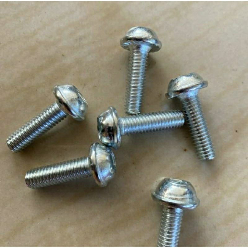 Paket 50 pcs Baut L M6×20 Kepala payung