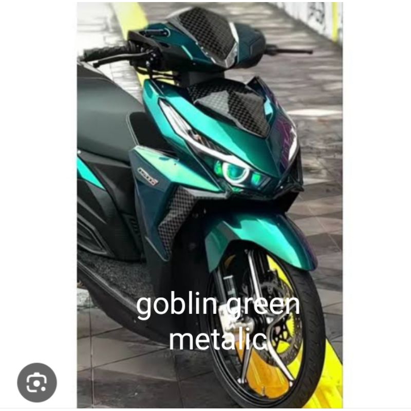 jual cat pu base coat cat goblin green metalic cat motor mobil cat custom