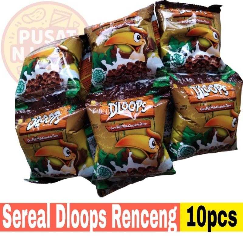 

Sereal Dloops Rasa Cokelat 9gr Renceng isi 10pcs