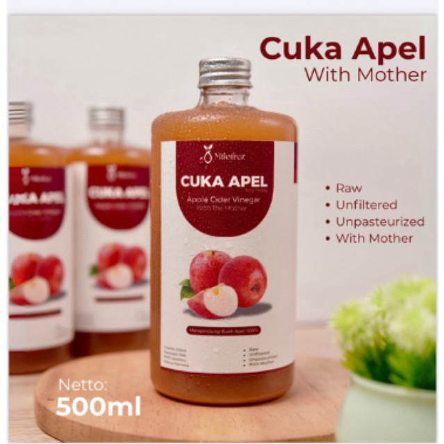 

Cuka Ape Batu malang original pure with mother 500 ml