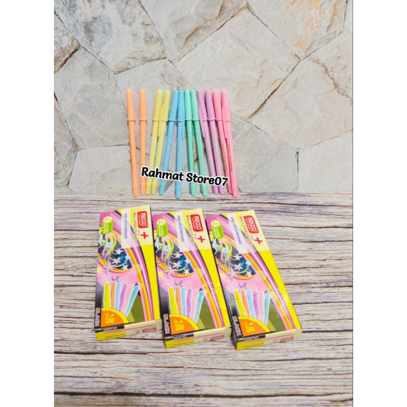 

( 1 Pak) Pulpen MP-2008AND Ballpoint Pen M2000 Warna-warni 0.5mm