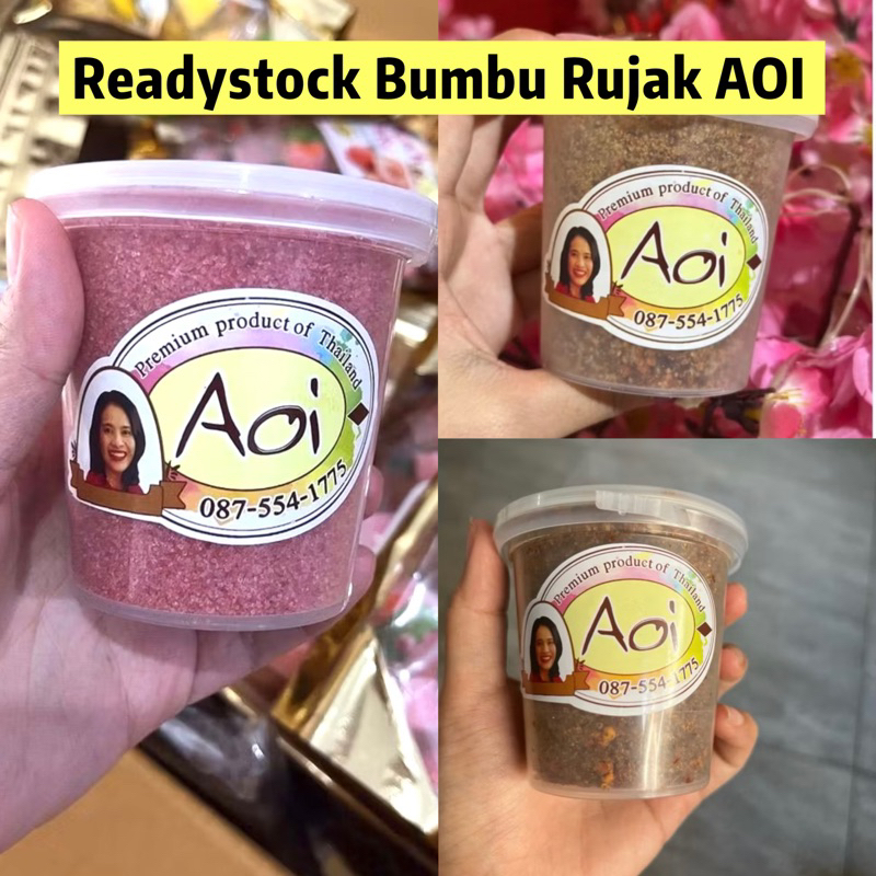 

[READY] Bumbu Rujak AOI Bangkok / Bumbu Buah / Bumbu Rujak Pedas / Bumbu Rujak Ebi