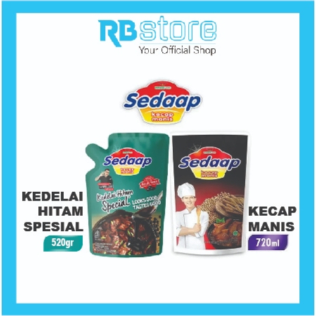 

Kecap Sedaap Manis Spesial Pouch 700g / 520gr