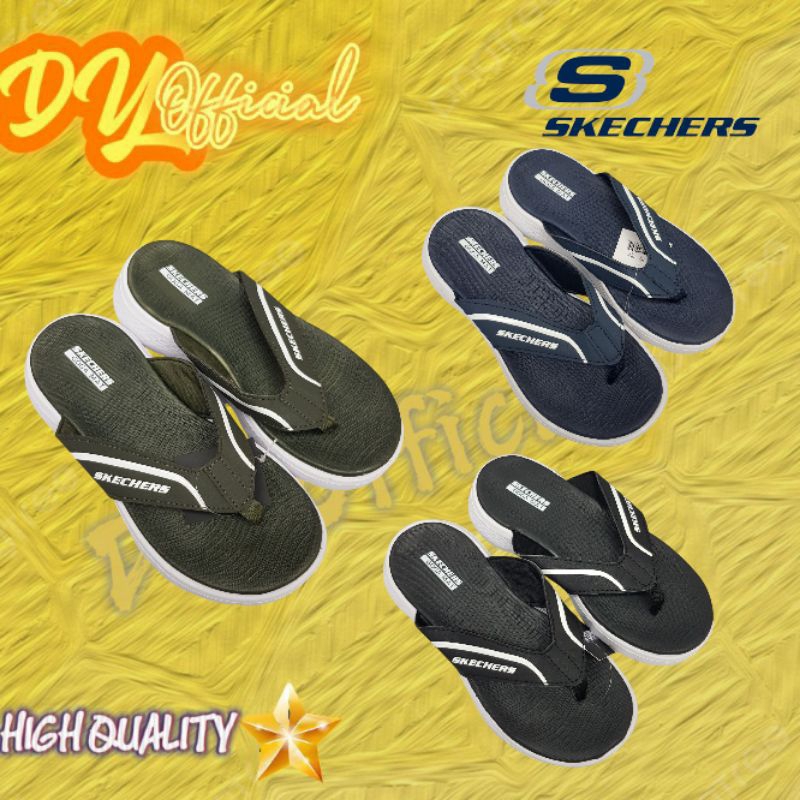 Skechers Flip Gogamat / Sandal Skechers Pria / Impor Vietnam