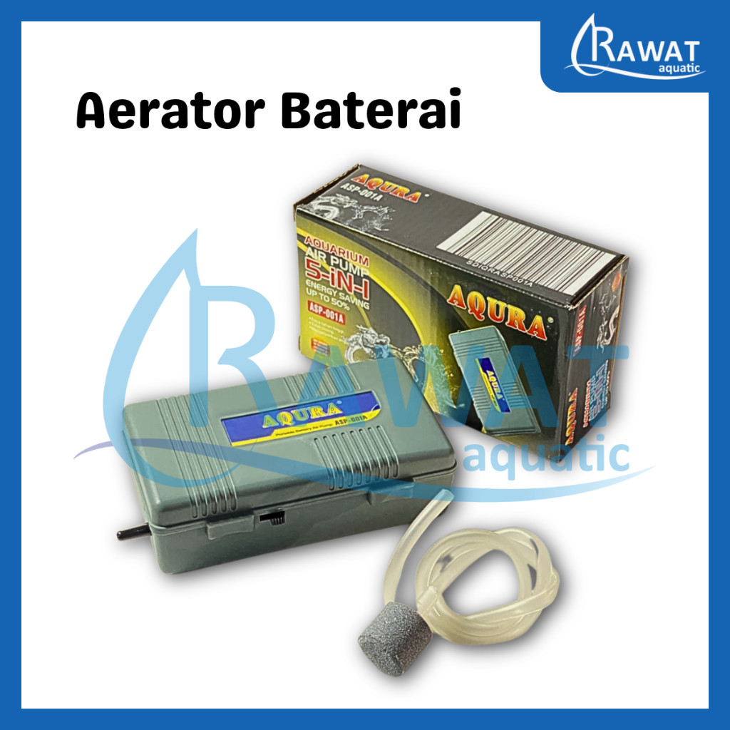 AERATOR BATERAI 1 LUBANG MESIN POMPA UDARA AQUARIUM DC AERATOR MANCING