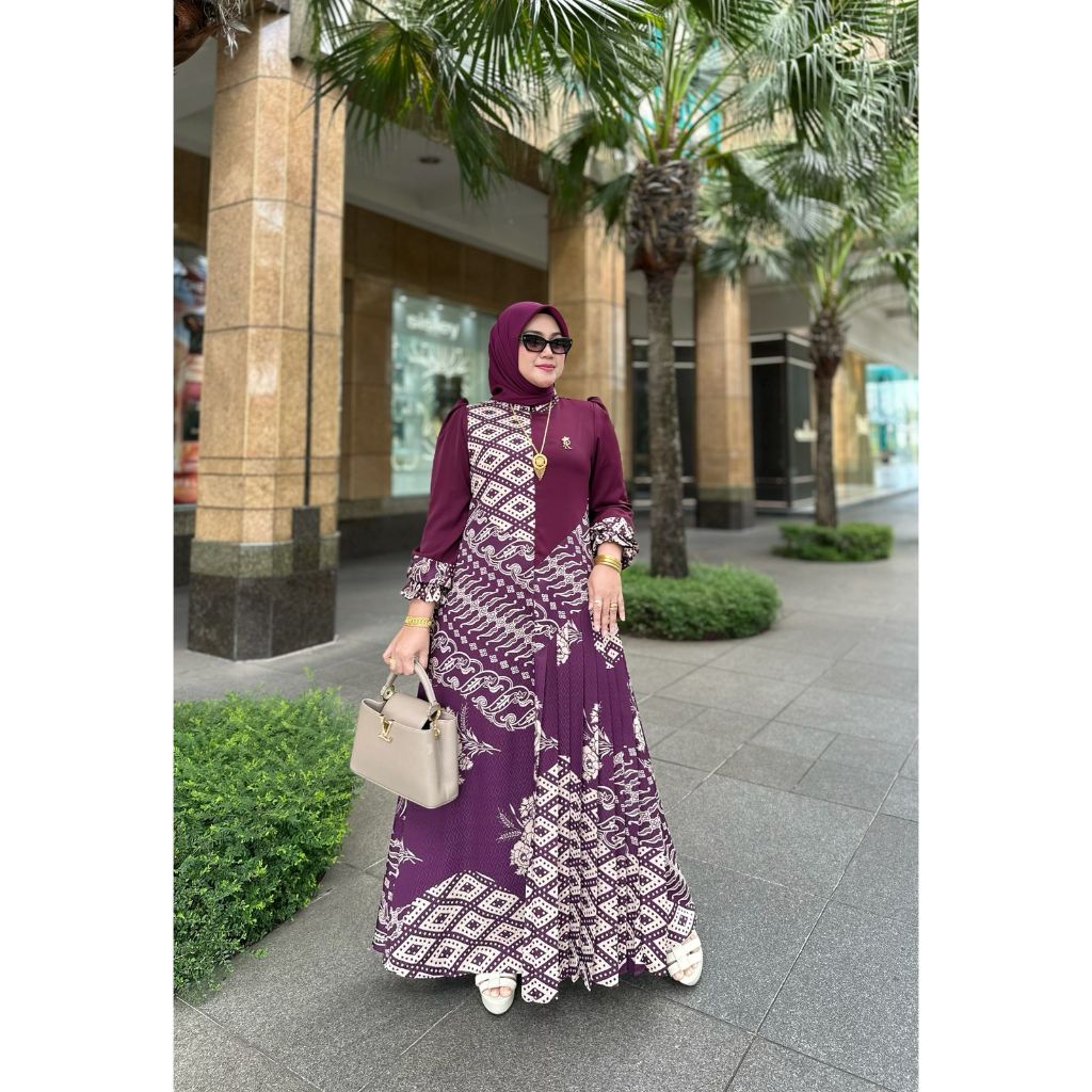 IRNA EMERALD TERBARU / GAMIS LISTYANA BY IRNA / LISTYANA DRESS BATIK KEKINIAN ORI IRNA EMERALD