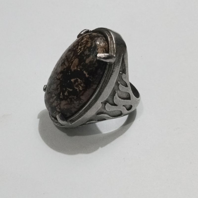 batu akik pirus hitam langka