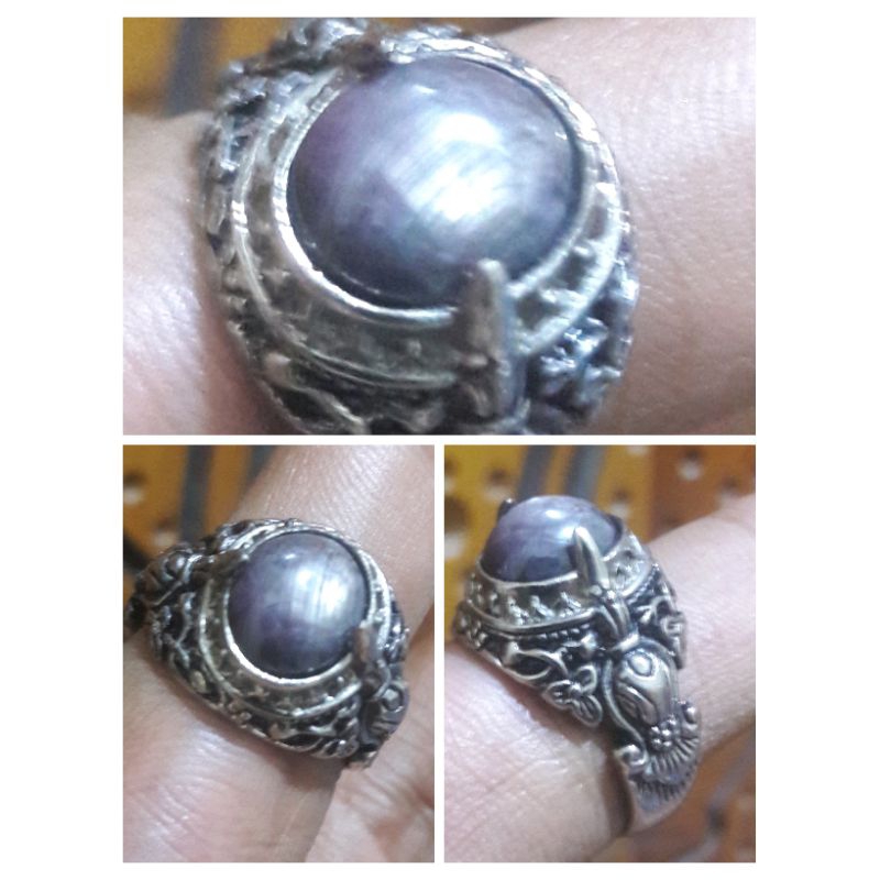 natural Ruby Star ring Bali