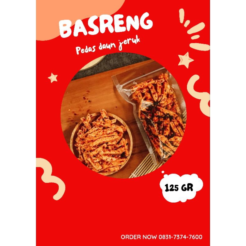 

Basreng pedas daun jeruk