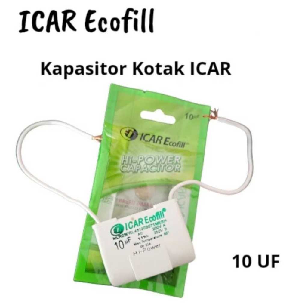 Kapasitor Kotak ICAR Ecofill 10 UF