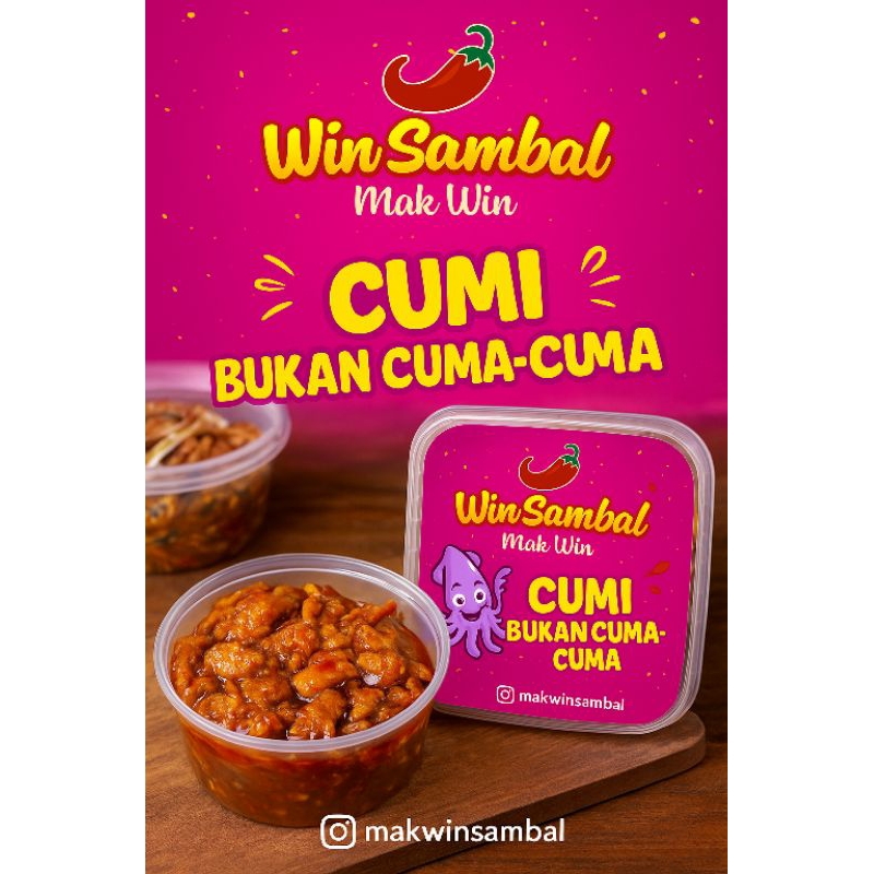 

Sambal Cumi Pedas Gurih Produk MAKWINSAMBAL.ID