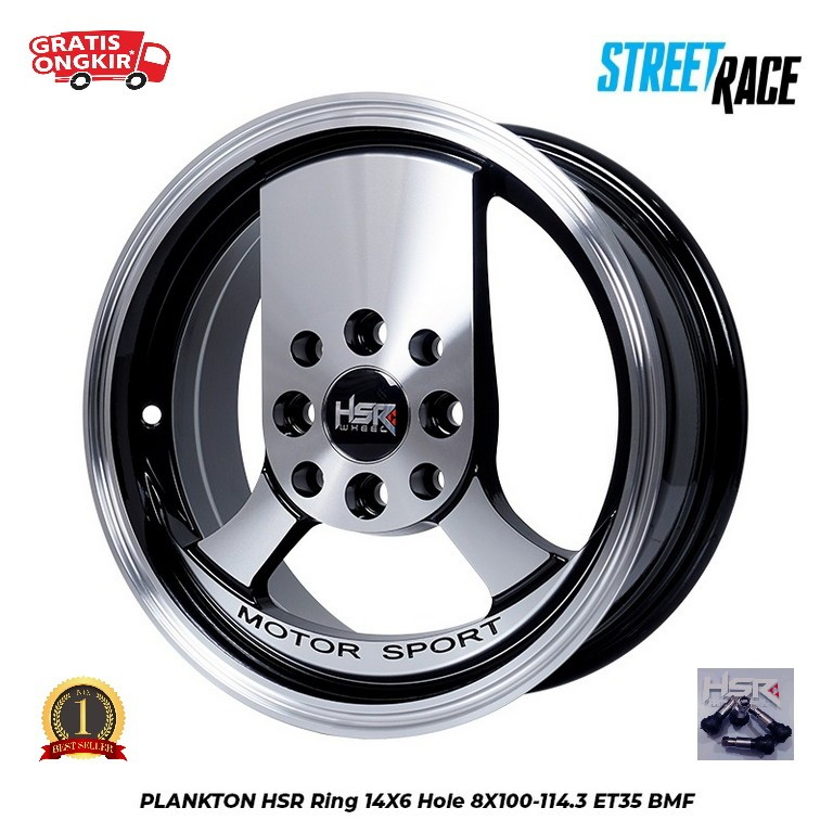 Velg mobil klasik ring 14 untuk karimun yaris jazz wulling air ev jazz brio dll