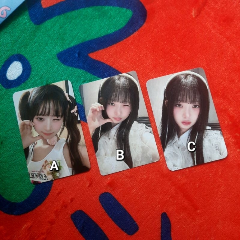 wts photocard rei ive mmt sony music tc empathy