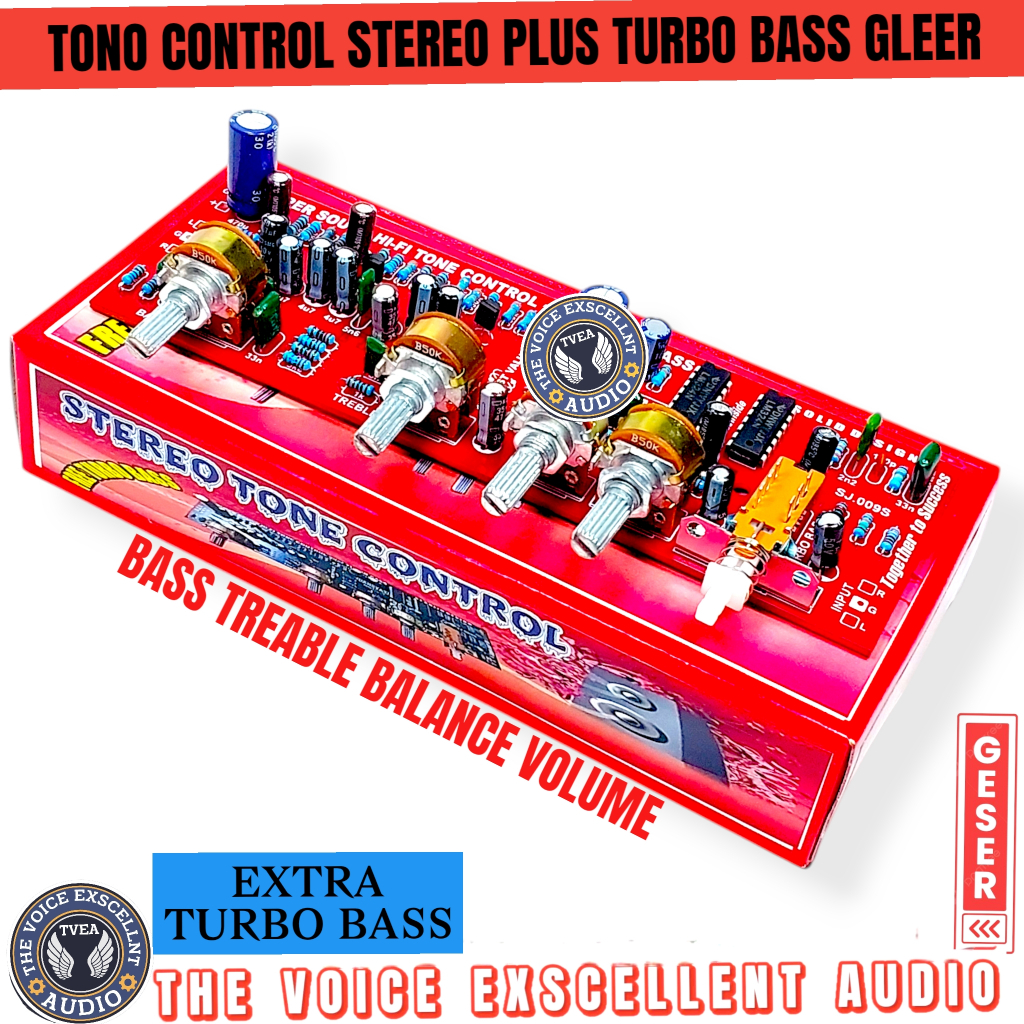 KIT TONE CONTROL STEREO PLUS TURBO BASS