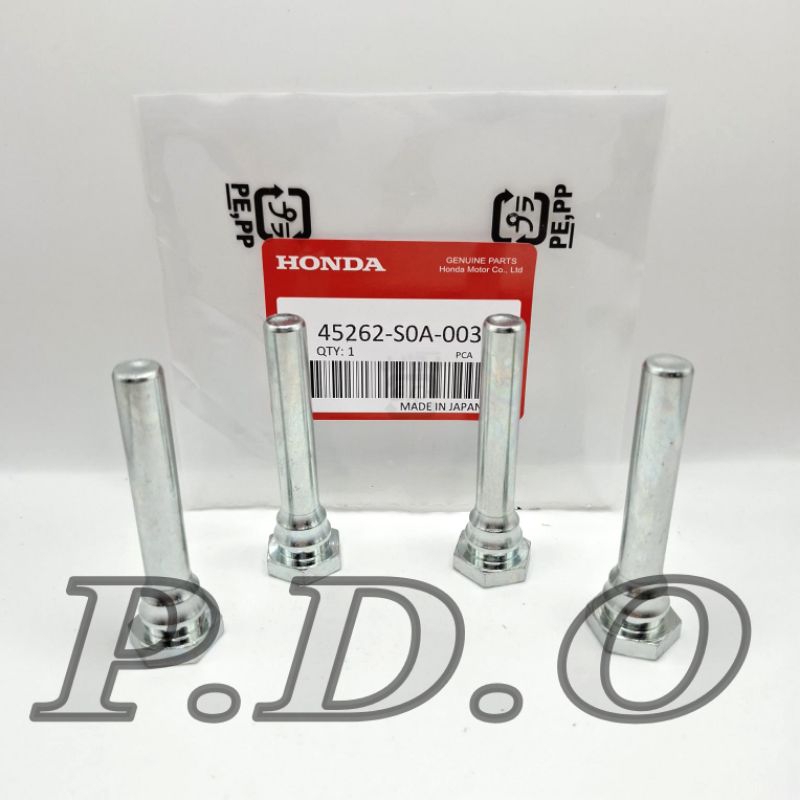 Honda Pin Caliper Baut Kaliper Rem Depan Atas Set 4Pc Asli Freed Jazz GD3 GE8 City GD8 GM2 Civic VTI