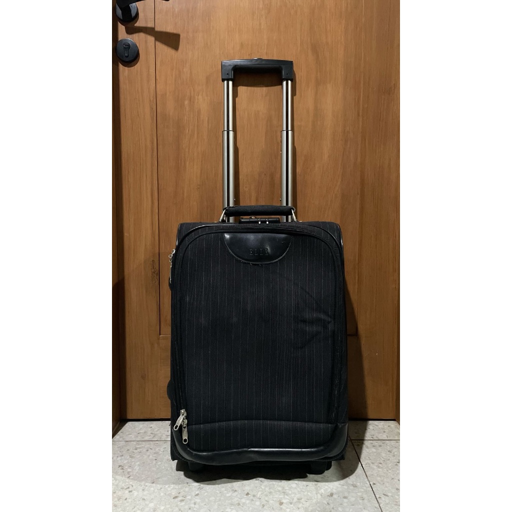 ELLE - Tas Koper Cabin/Kabin Travel 20 Inchi Warna Hitam (asli/ori)