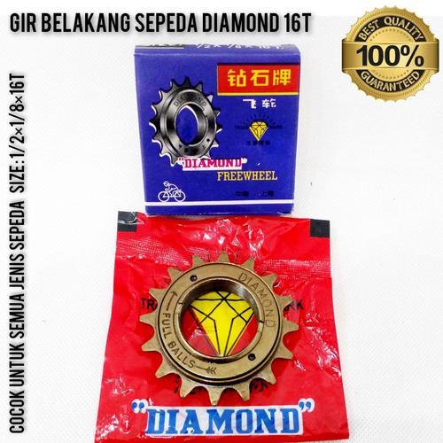 Gir Belakang sepeda 16T Diamond