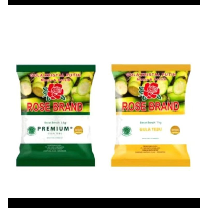 

rosebran gula kristal gula tebu kemasan 1kg