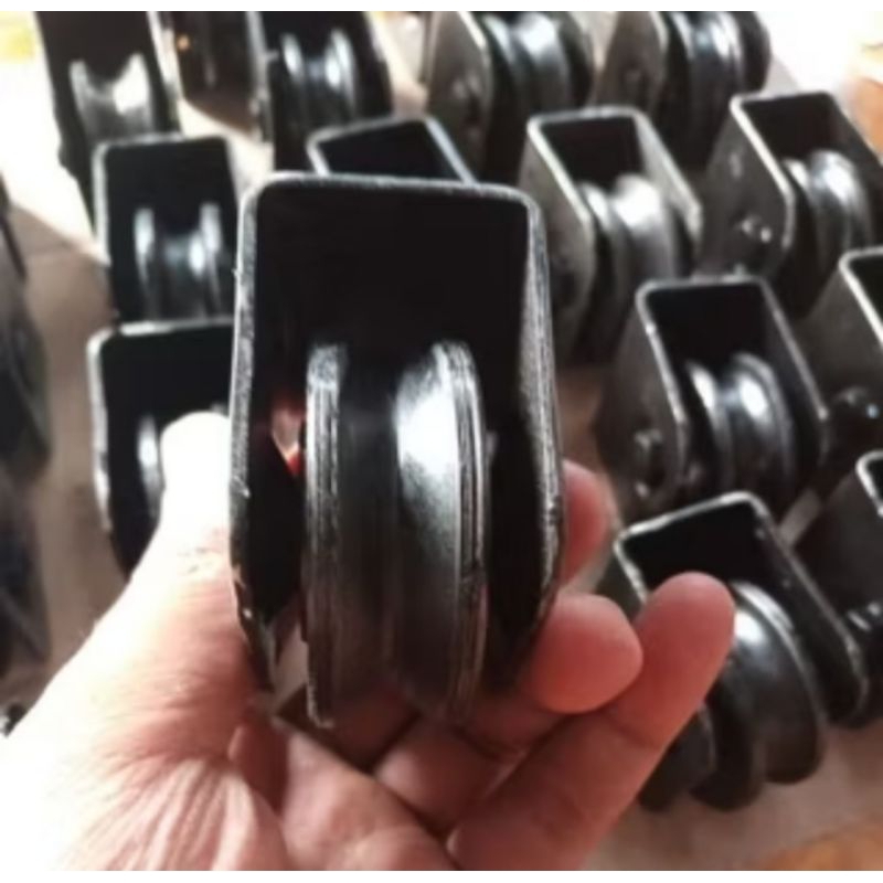 Roda Pagar Besi Cor Ukuran 6cm Roda Pintu Pagar Rumah Besi