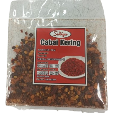

SEDAYU CABAI KERING BUBUK PACK 10 GR 2403270023