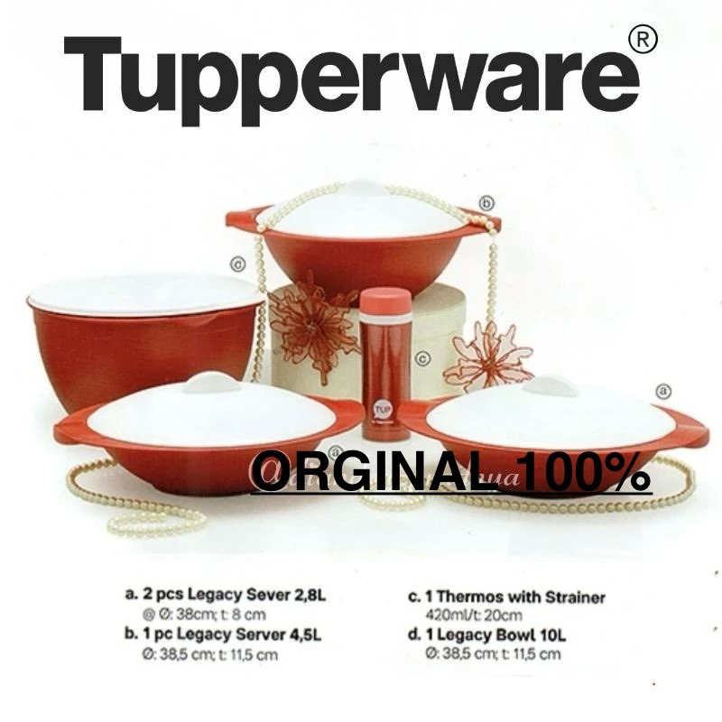 TUPPERWARE LEGACY BOWL LEGACY SERVER