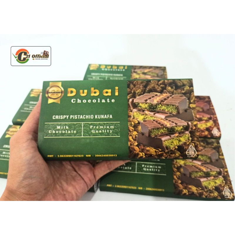 

C21 Coklat Dubai | Dubai Chocolate | Crispy Kunafa