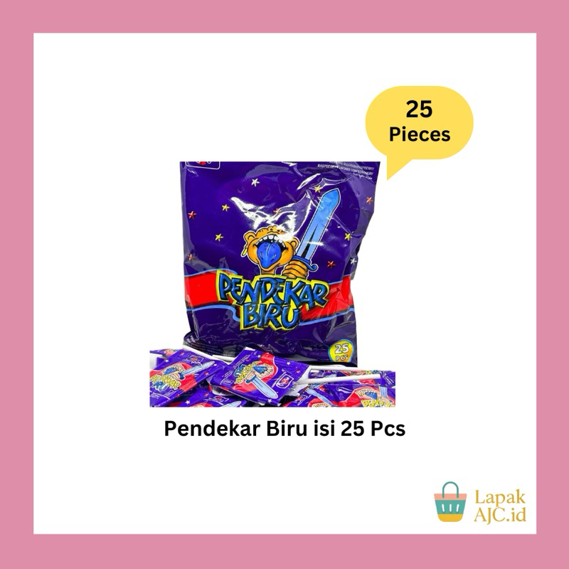 

Pendekar Biru Permen Isi 25 Pcs Jajanan Jadul Manis