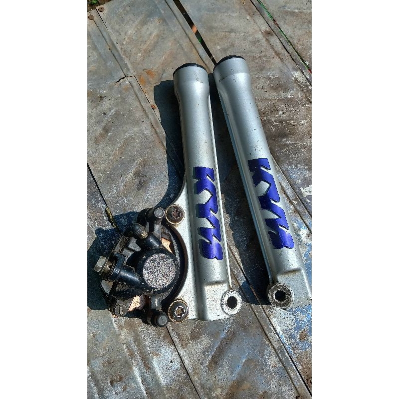 Bottom shock/tabung shock Yamaha ala ala kyb Bahan Original set kaliper