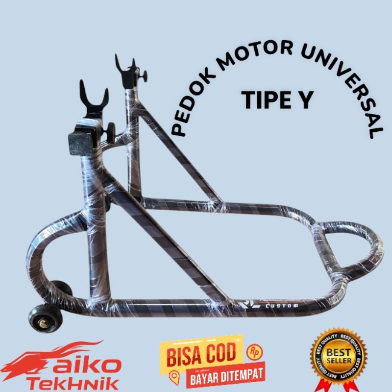Standar Paddock (Pedok) Belakang Motor Universal TIPE Y Ninja RR , GSX , R15 , R25 , CBR , CB150R DL