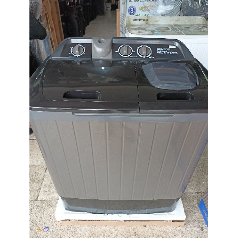 Mesin cuci DENPOO DW-888 B. Mesin cuci 2 Tabung DENPO DW-888 B