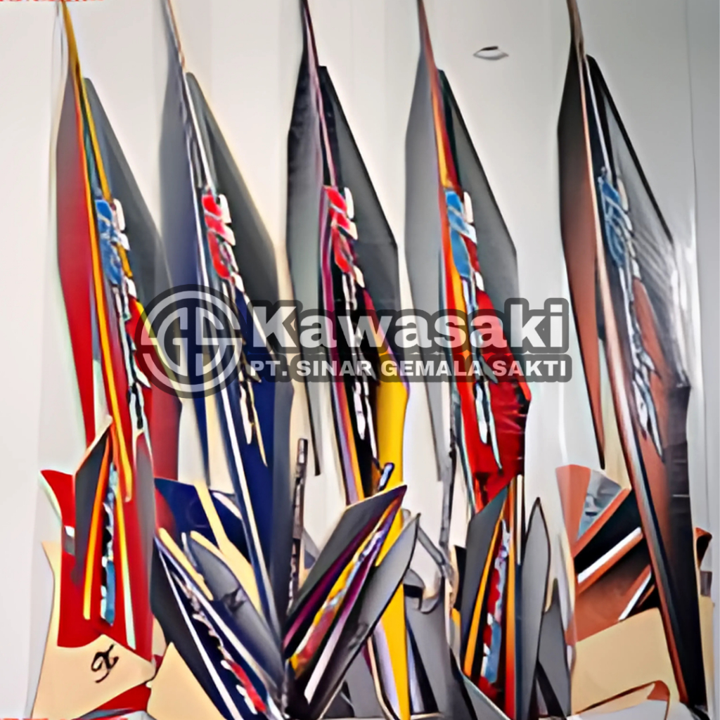 Pattern Set Orange Kawasaki ZX130 (40143-0850)