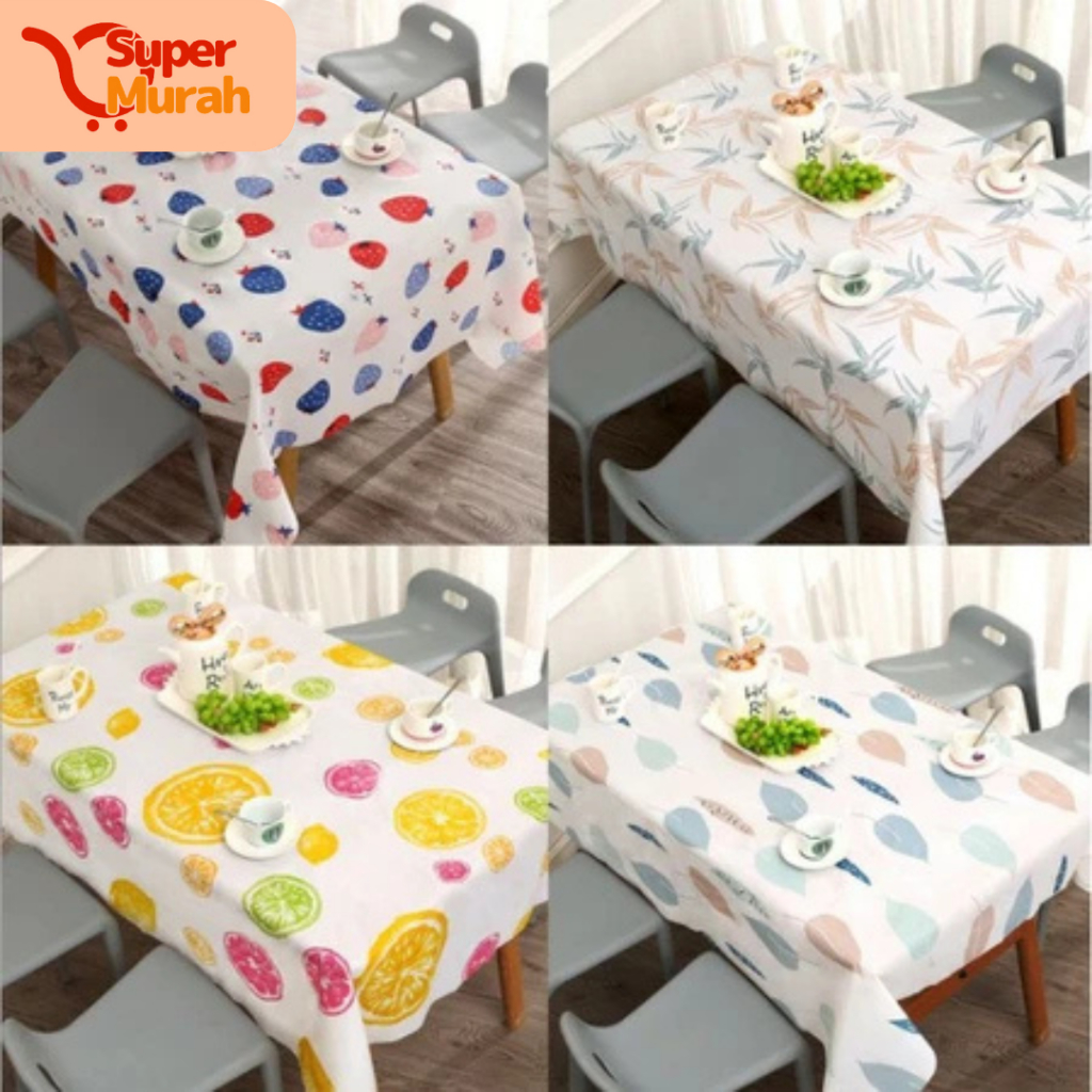 TAPLAK MEJA PEVA / TAPLAK ANTI AIR PVC