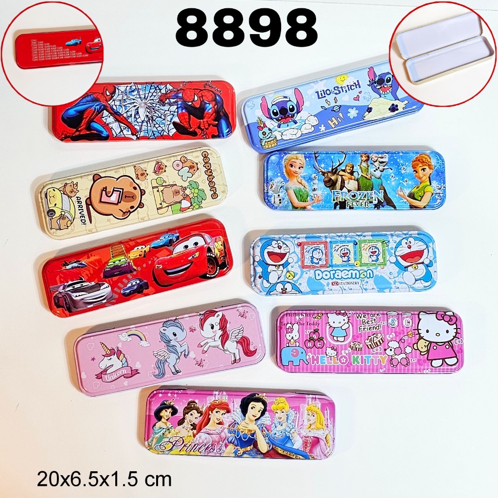 

GG Kotak Pensil Kaleng Biasa 1 Susun 6.5x20(minimal 12)/Tempat Pensil/Pencil Case/Tepak
