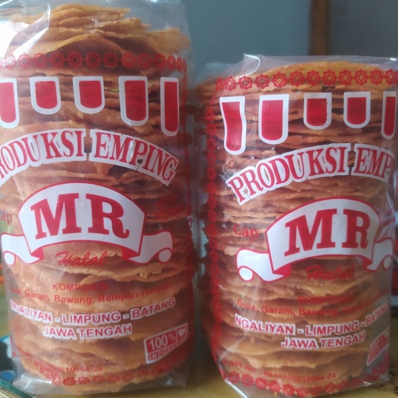 

emping jumbo pedas manis berat 500g