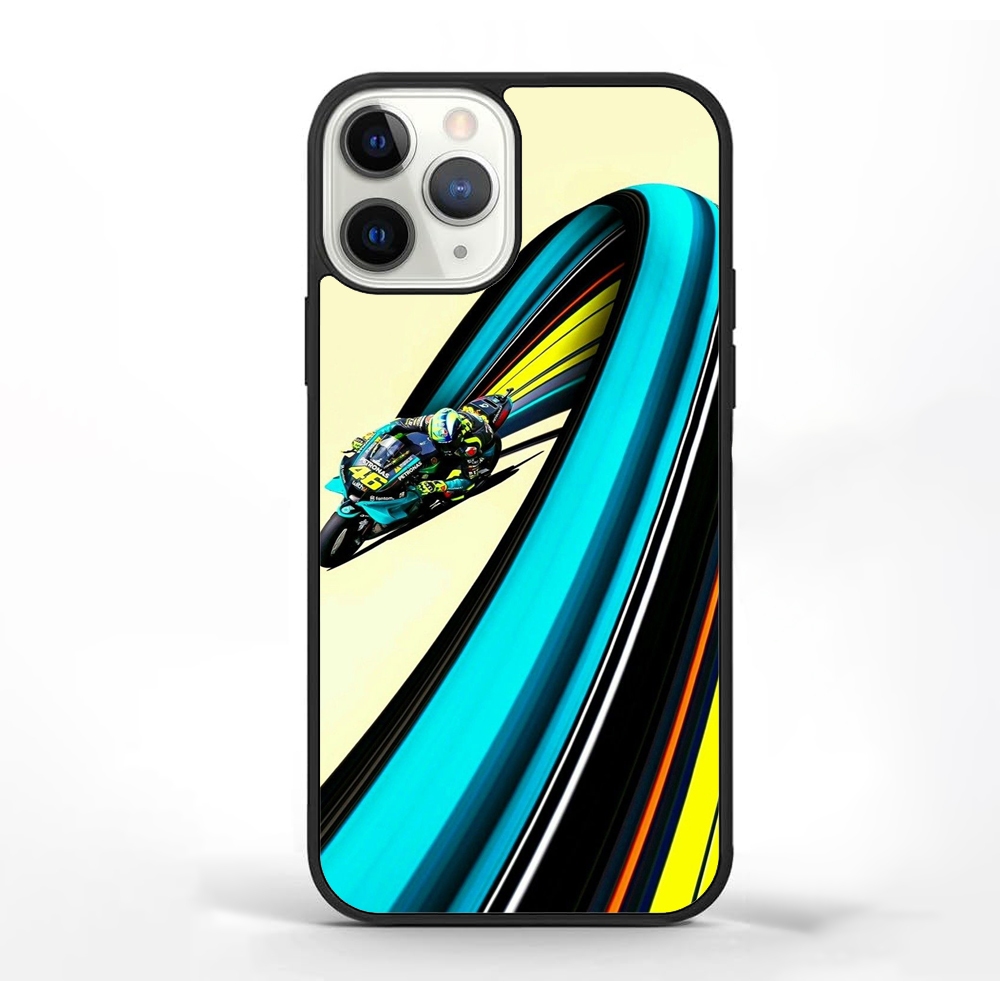 Case iPhone 17 16 15 14 13 12 11 X XR 8 Max Pro Mini Plus Softcase Custom Valenito Rossi VR46 MotoGP