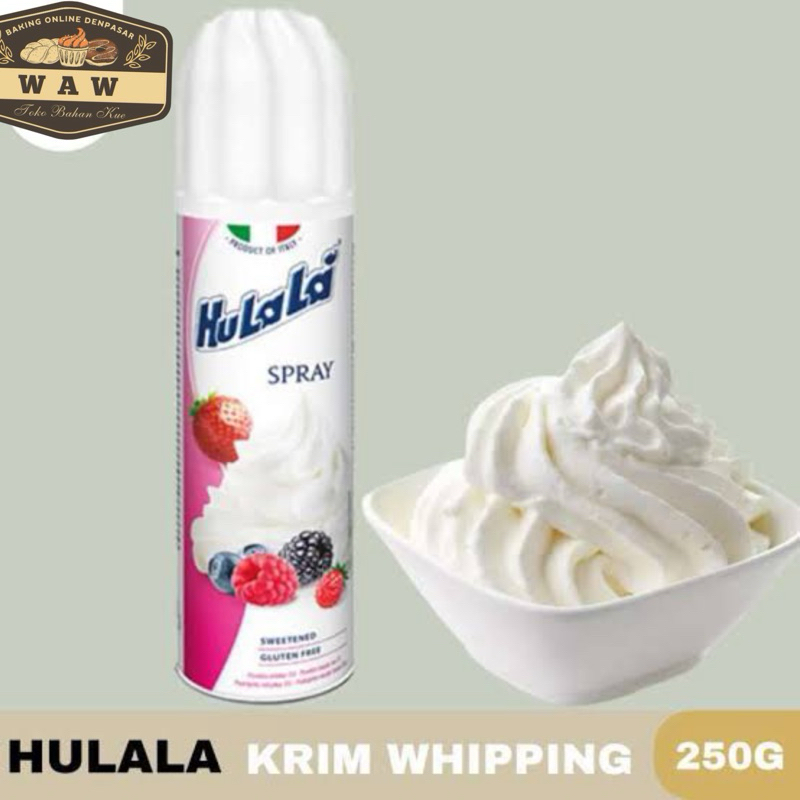 

Hulala Aerosol Whipping Cream 250 Gram
