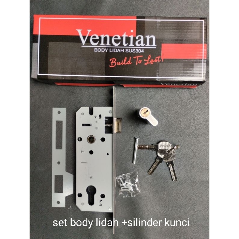 Venetian Bodi kunci pintu besar Body lidah  kunci pintu Besar