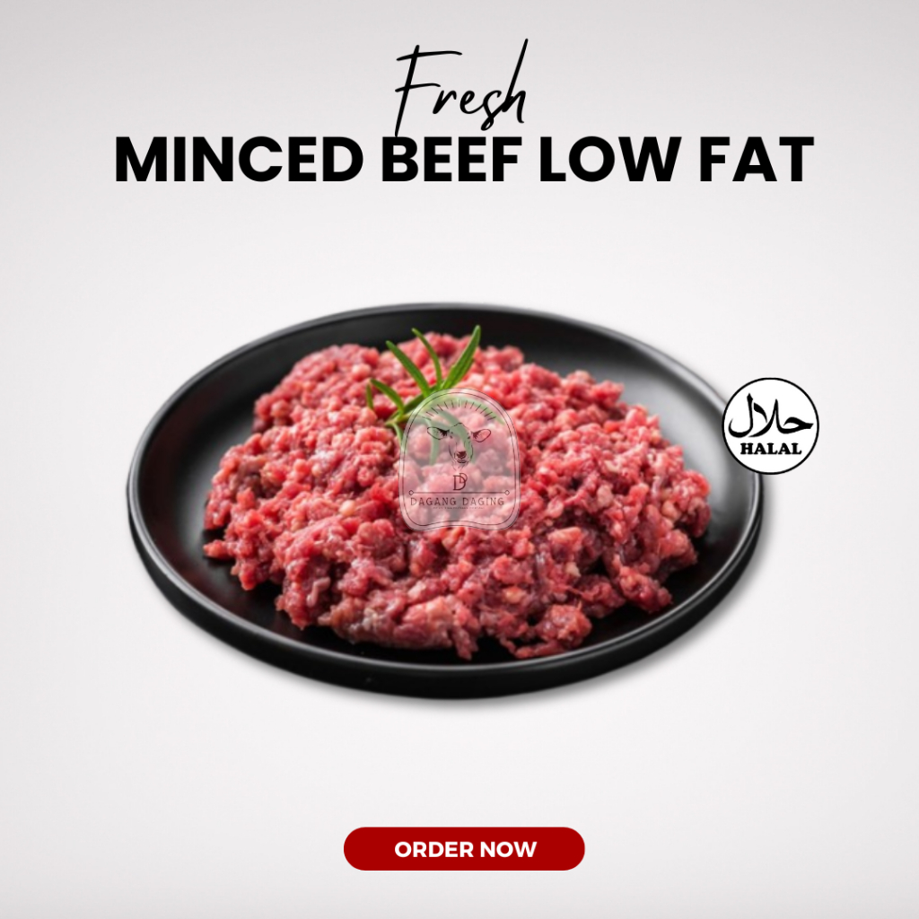 

Daging Sapi Giling Cincang Low Fat / Minced Beef Fresh Halal 1kg