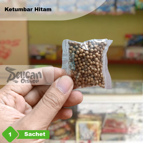 

Ketumbar Butir Hitam 1 Sachet Bumbu Masak Rempah Herbal Bahan Godogan Detoks