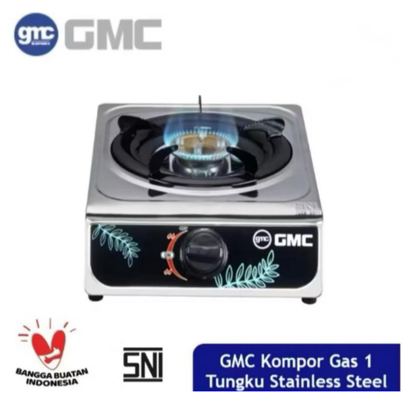 GMC Kompor Gas 1 Tungku GMC-111 Burner Cor GMC111 SNI