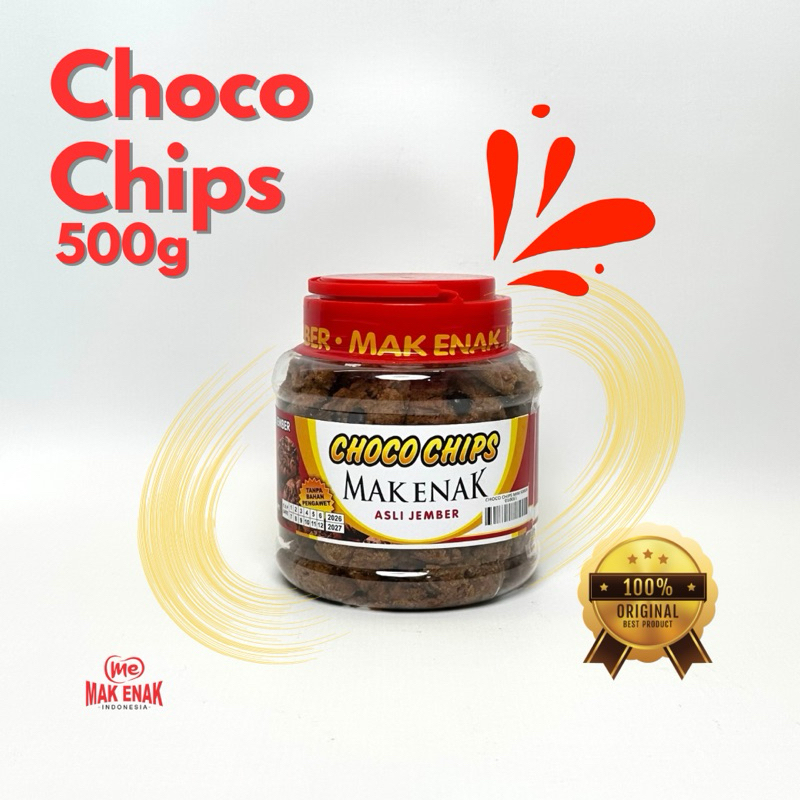 

CHOCO CHIPS 500 GRAM - MAK ENAK ASLI JEMBER OFFICIAL STORE