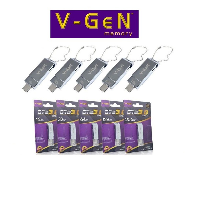 OTG USB TYPE C Vgen 128GB USB Flashdisk VGen OTG Type C 128GB