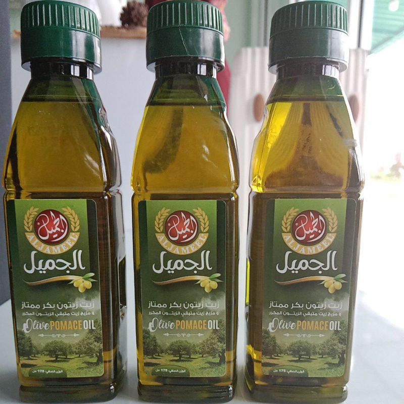 

Minyak zaitun/olive oil Al jameel 175ml , 100 % import dari Arab saudi