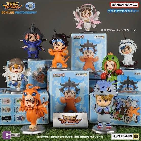 BN Figure Q Digimon Adventure Costume Figure Vol. 2 - BNQ B&Q [Blind Box]