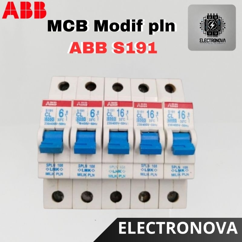 MCB MODIF PLN ABB S191 anti jeglek