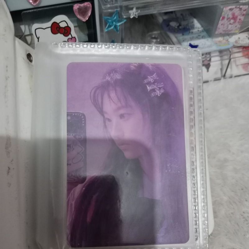 (BACA DESK) haerin ungu, hyein ungu, hyein sg, yoon stayc