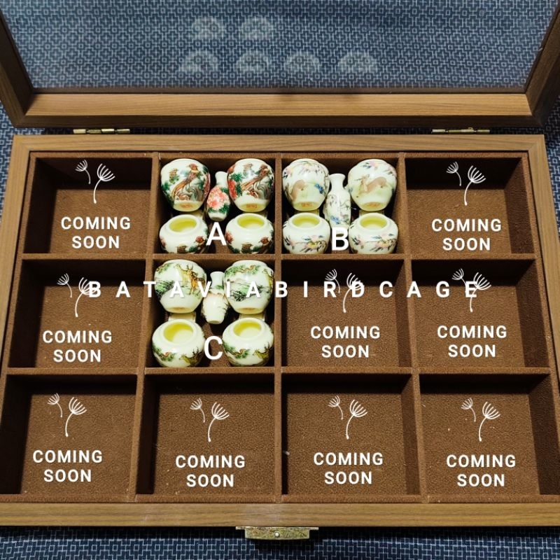 Cepuk Keramik Cungkok Kecil Vietnam SET 5PCS