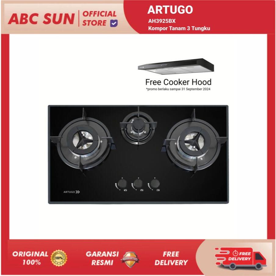 Artugo Kompor Tanam 3 Tungku AH 3925 BX / AH3925BX